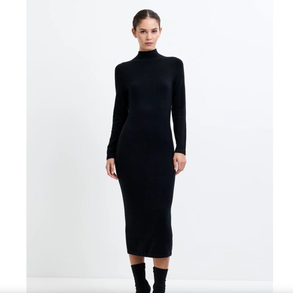 *French Connection Babysoft Mock Neck Dress